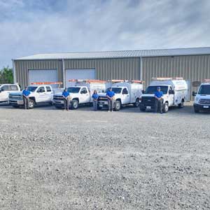 Our team and fleet of vehicles